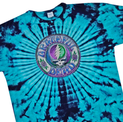 Grateful Dead Hoops Bear Tie-Dye T-Shirt - 3XL
